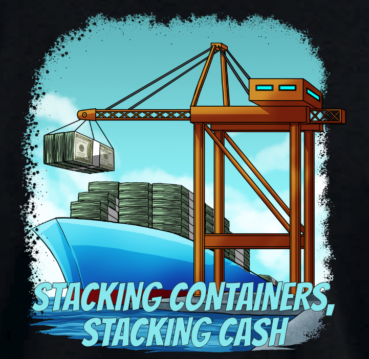 Unisex T-Shirt - Stacking Containers
